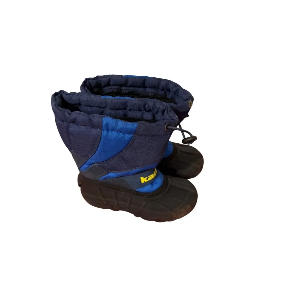Kamik Stormy Kids Blue Waterproof Winter Snow Boots Size 11 READ